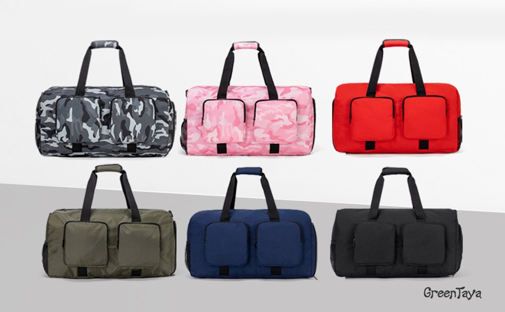 TJ00128 Simple Gym Bag Luggage Duffle