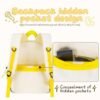 Yellow Popcorn Anime Ita School Backpack For Students