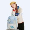 Little Conch Shell Sky Blue Display Pocket Ita Pin Display Backpack