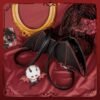 【QinChe HeartWing】 Tote Cross-body Black Red Bag Halloween Shoulders Backpack