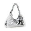 【Full Moon】Suki Handbag Silver Luxury Cross-body Tote Bag