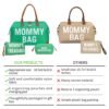 Mommy Bag Set Customizable Outdoor Baby Diaper Bag