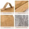 Kraft Paper Lunch Bag Customizable Keep Warm Thermal Food Handbag