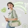 【Chinese Gooseberry】Tote Bag Green Cross-body Shoulder Anime Backpack