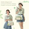 【Chinese Gooseberry】Tote Bag Green Cross-body Shoulder Anime Backpack